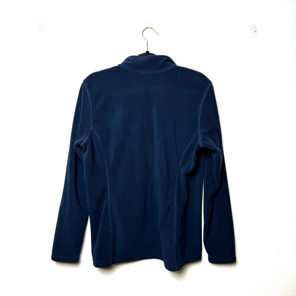 Eddie Bauer Fleece 3/4 Zip Navy Blue - Picture 2 of 5